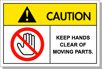 标志贴纸 环境类 setting 禁止触碰 dnt > caution-keep hands clear